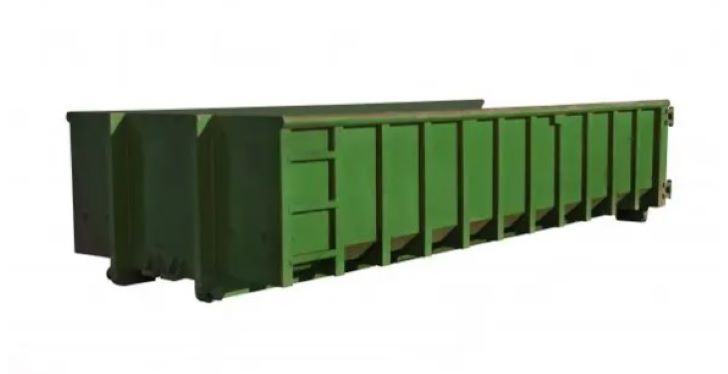 Een Groene Afvalcontainer