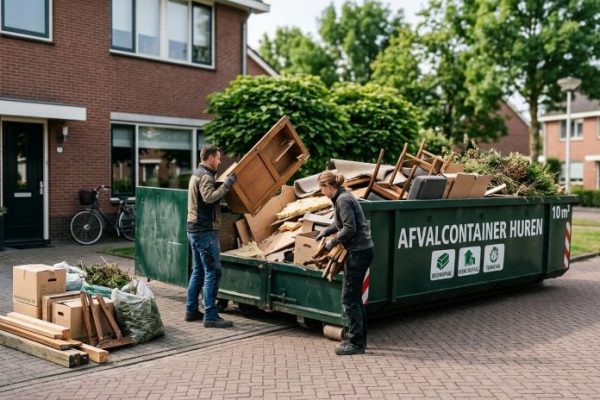 Een afvalcontainer huren voor al jouw afval