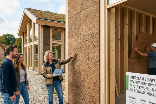 Waarom kurk opnieuw populair wordt als bouwmateriaal
