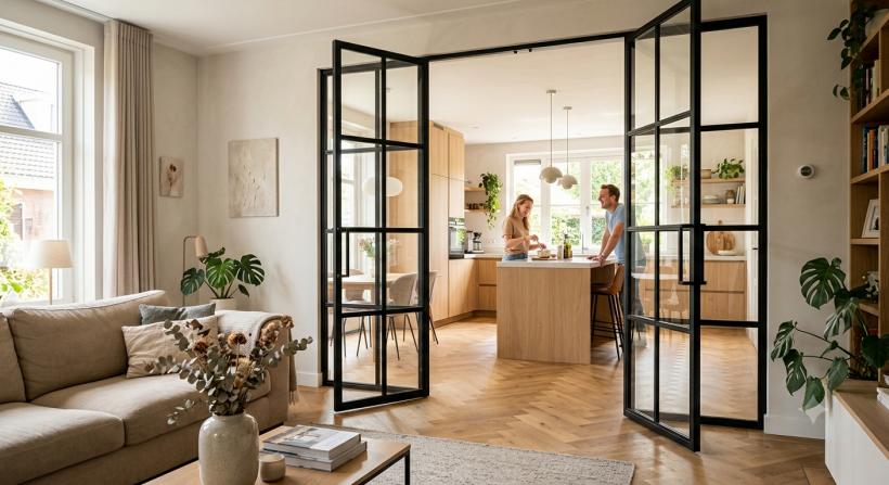 De charme van stalen binnendeuren in een moderne woning