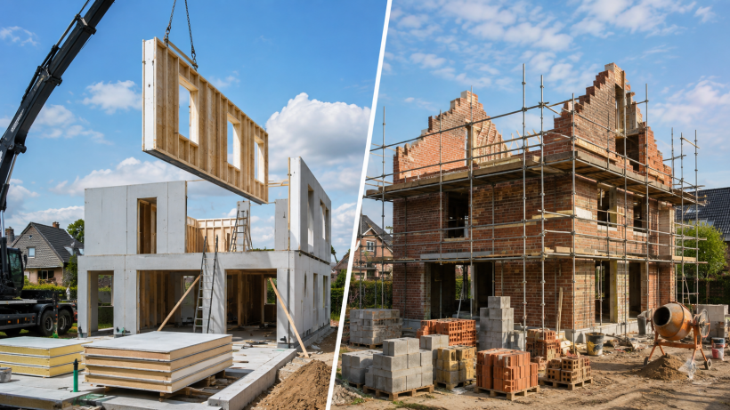 Prefab versus traditionele bouw: welke bouwmethode past het beste bij jouw woning?